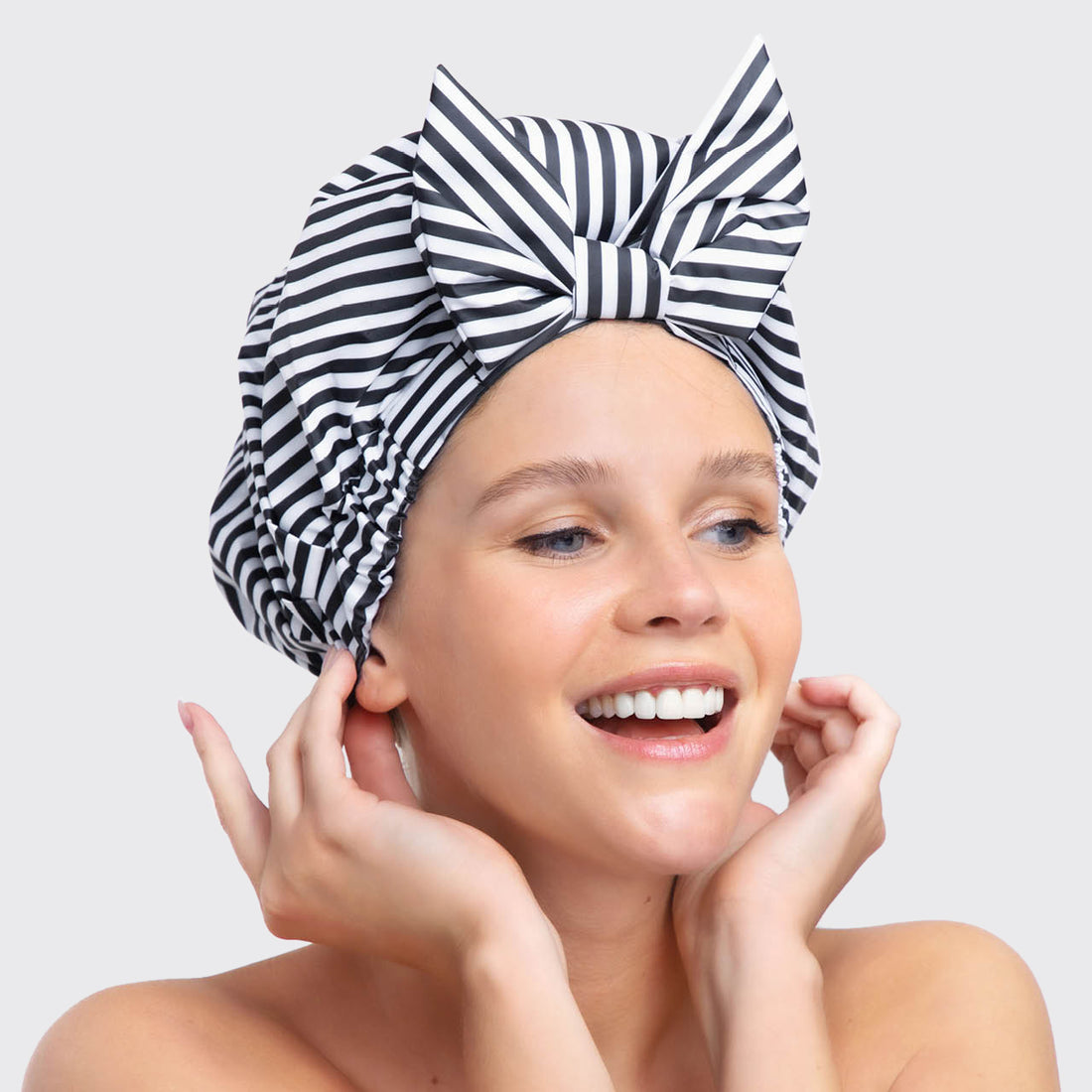Stripe Shower Cap