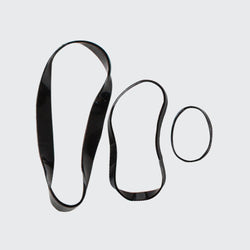 Black No-Snag Elastics 100pc Set