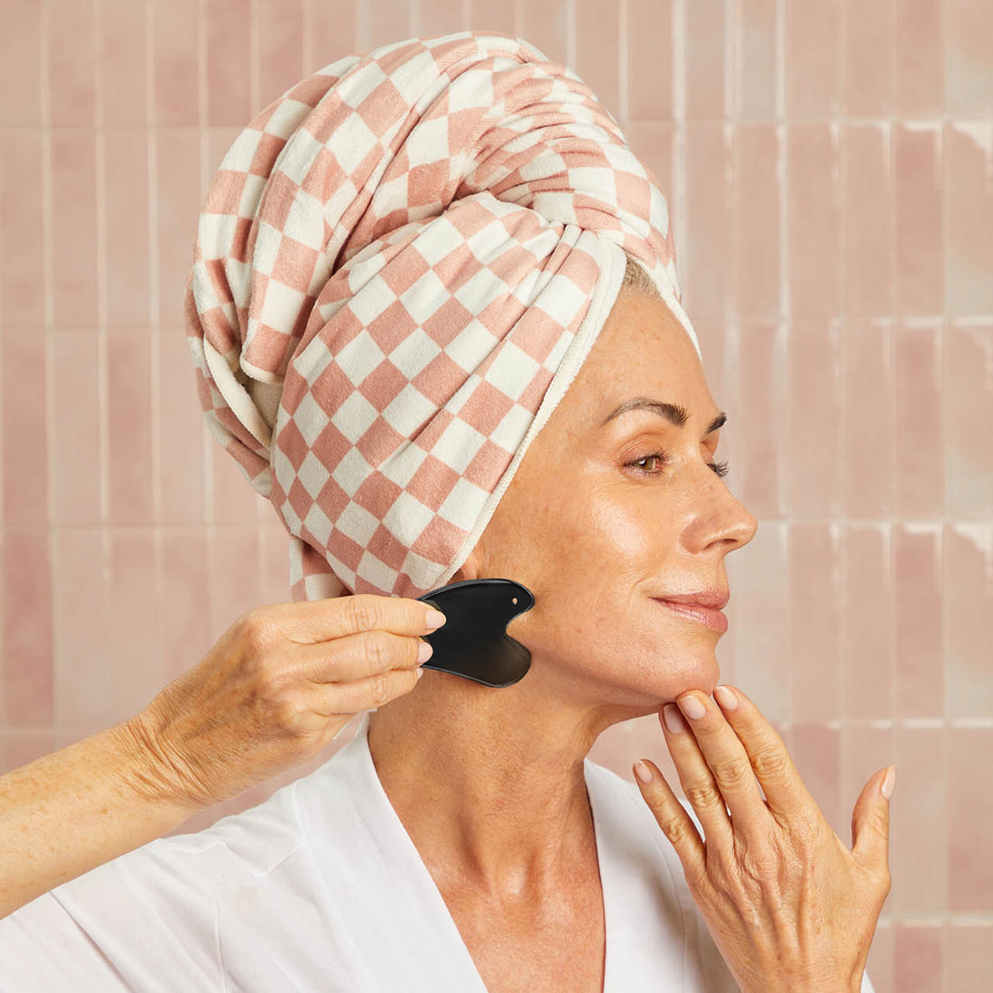 Matte Black Stainless Steel Gua Sha