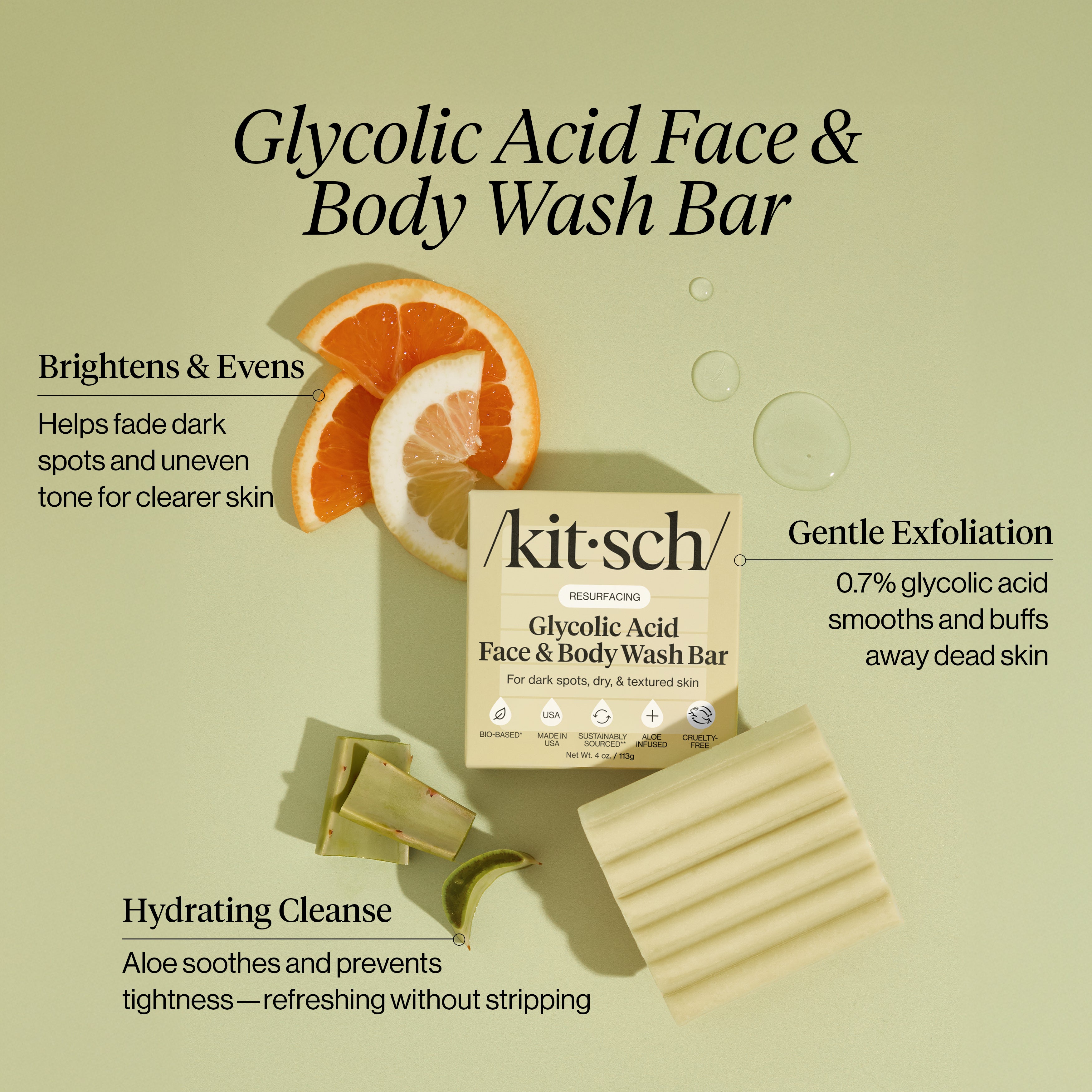 Glycolic Acid Resurfacing Face and Body Wash