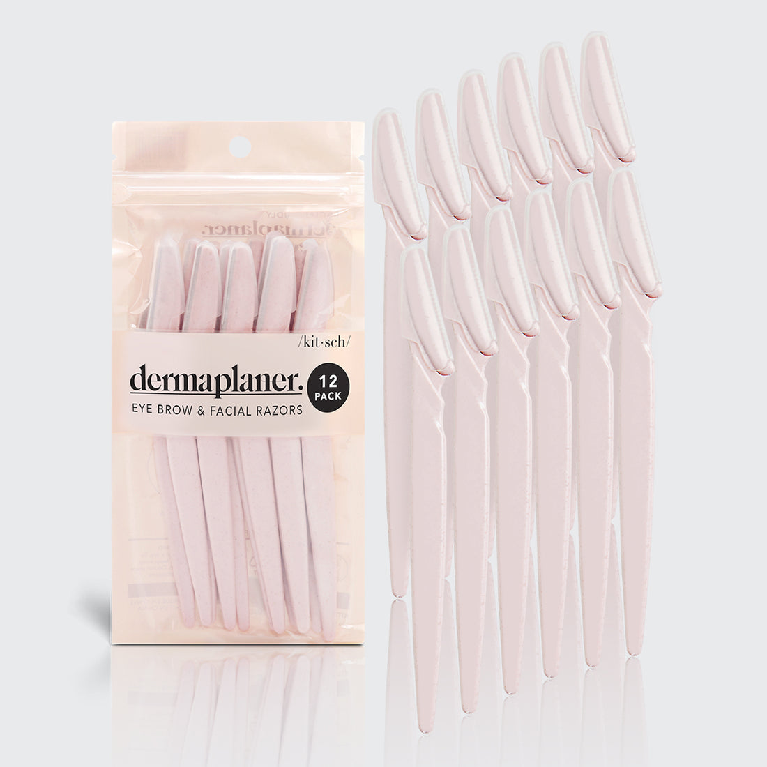 Recycled Plastic Dermaplaners 12pc Set -Terracotta