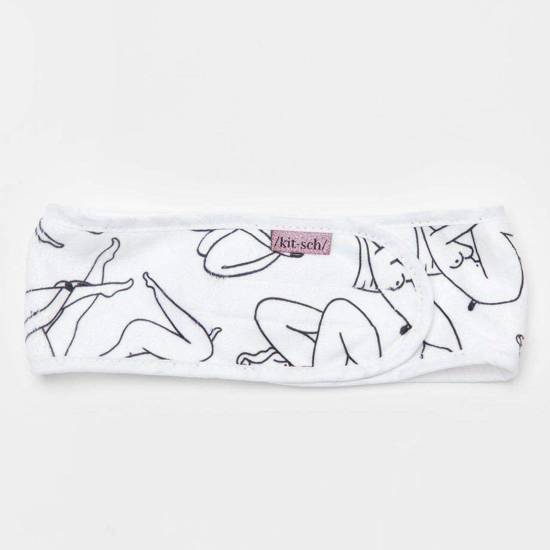 Microfiber Spa Headband - Body Positive Nude Figure Drawing