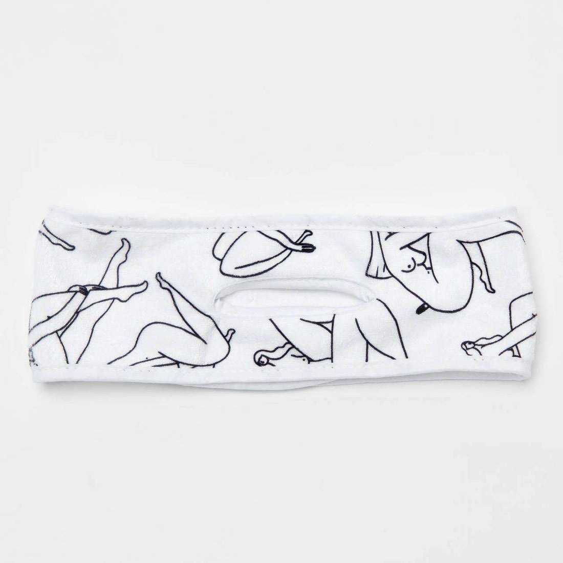 Microfiber Spa Headband - Body Positive Nude Figure Drawing
