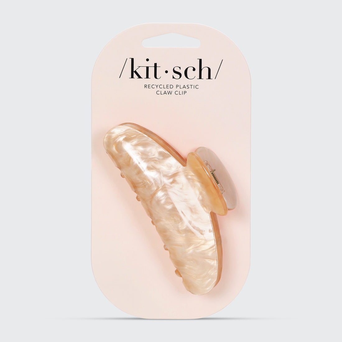 Blonde Marble Claw Clip