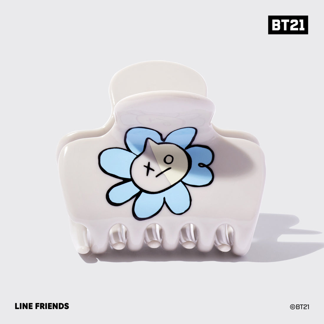 BT21 x Kitsch Recycled Plastic Puffy Claw Clip 1pc - Van