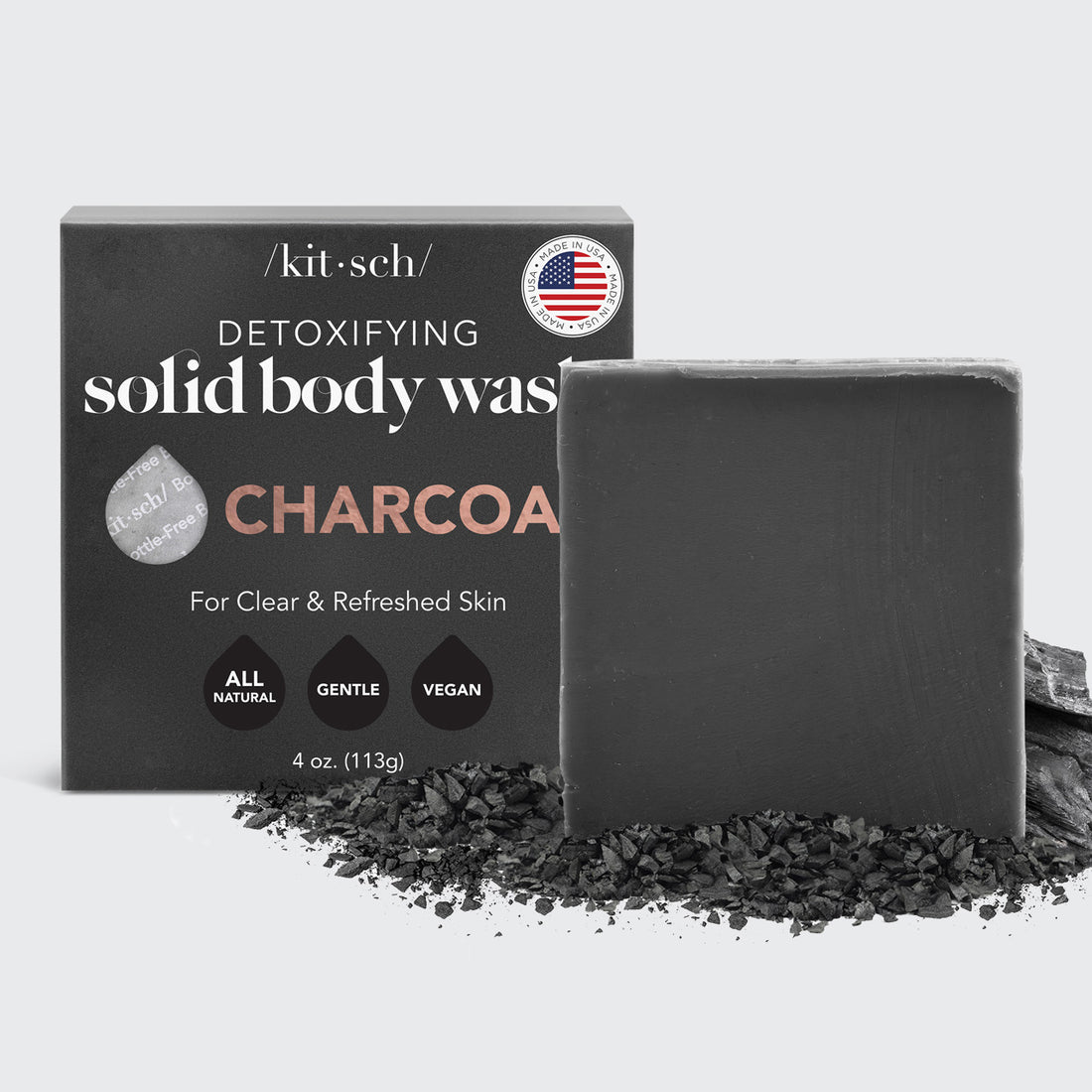 Charcoal Detoxifying Solid Body Wash