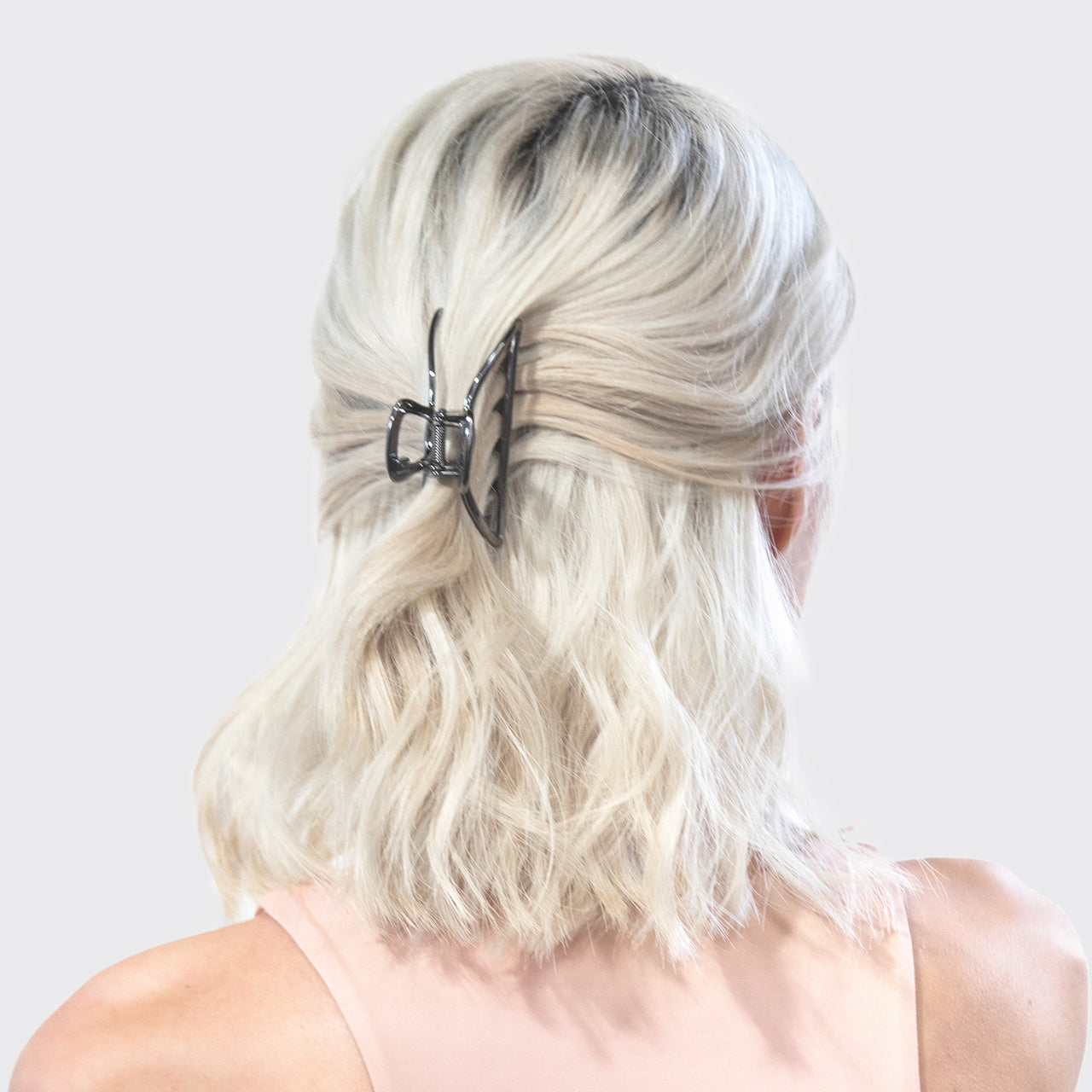 Hematite Metal Claw Clip