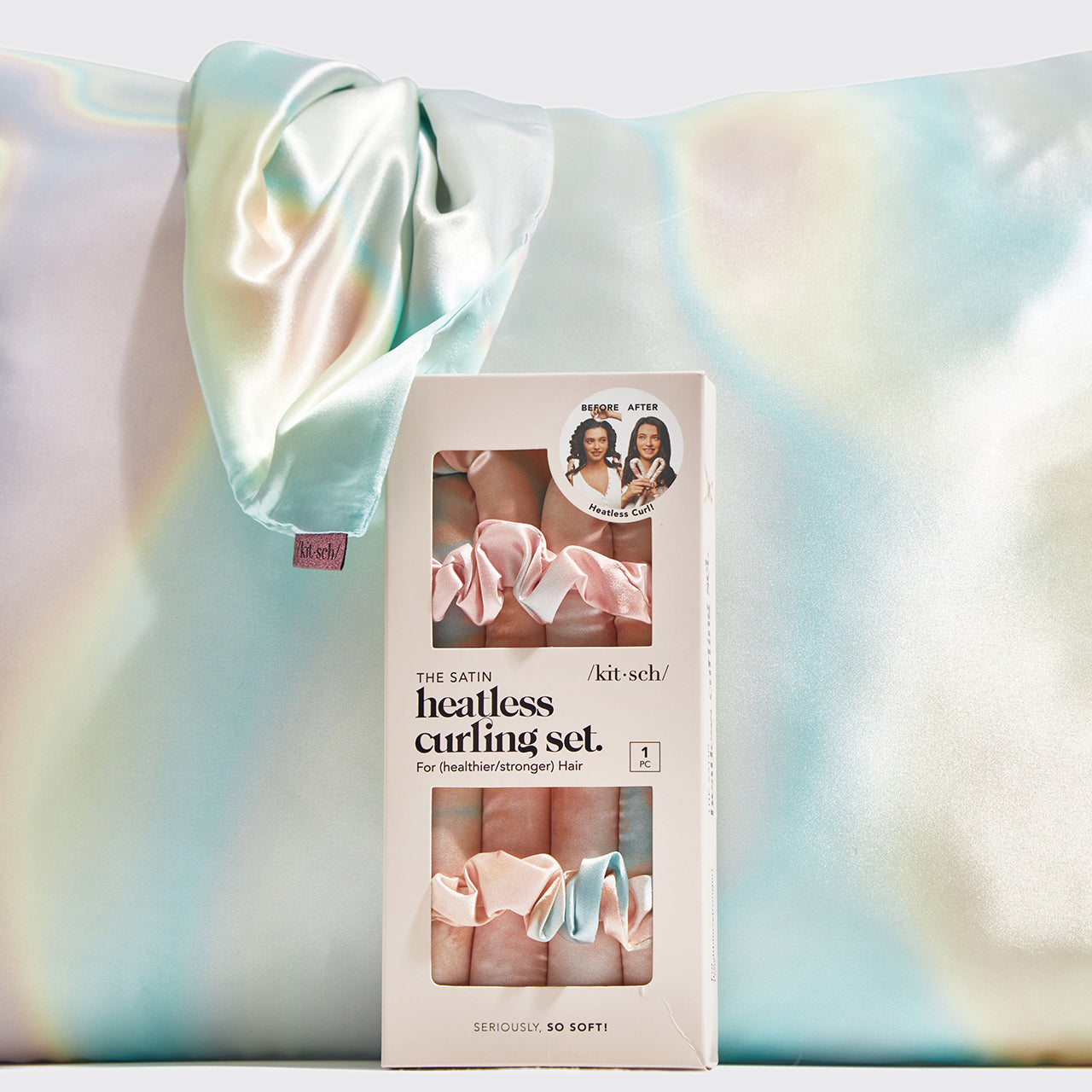 Satin Pillowcase in Aura