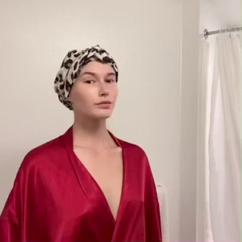 Stripe Shower Cap