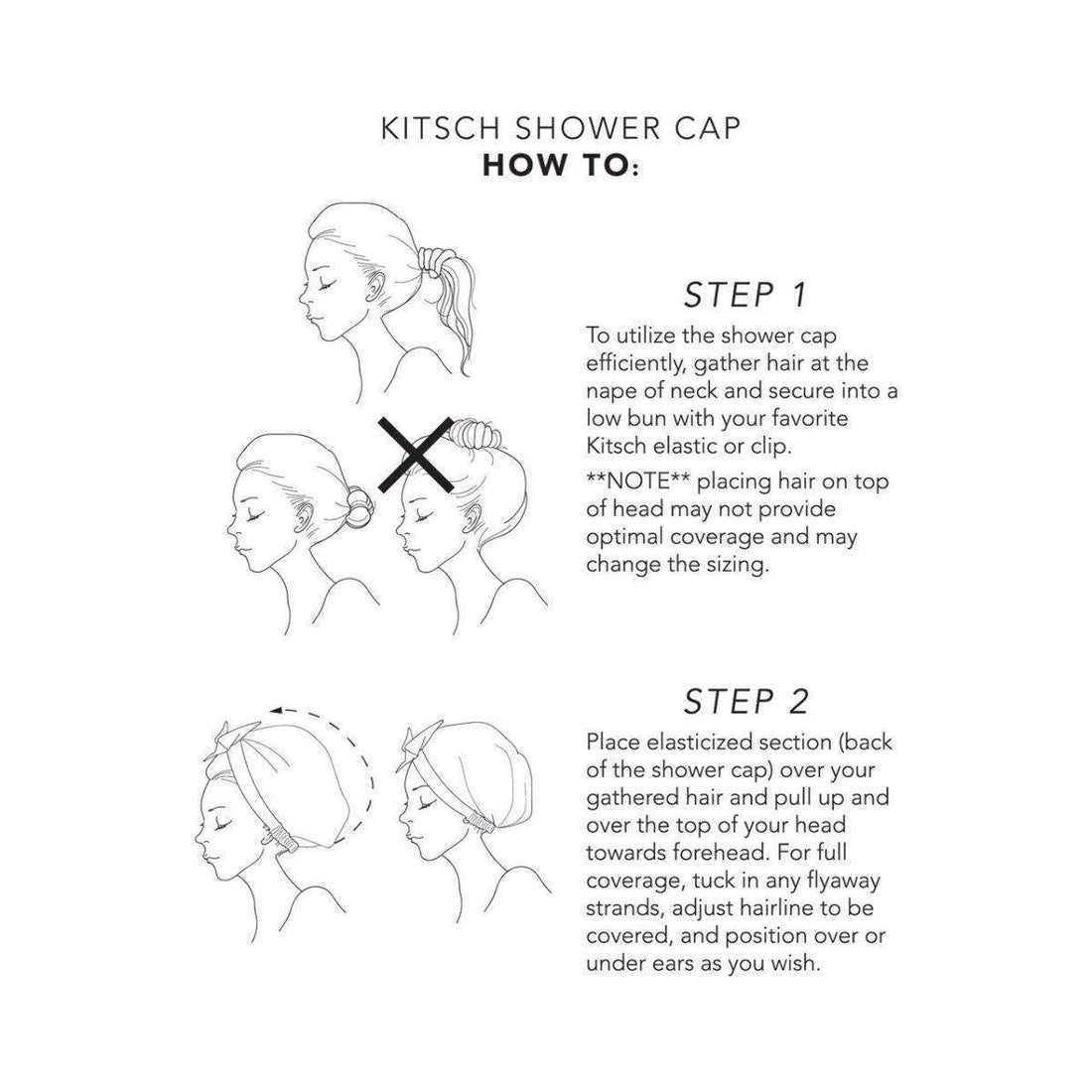 Stripe Shower Cap