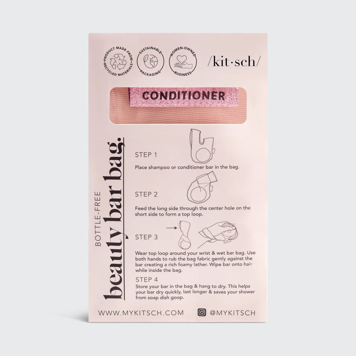 Conditioner Bar Saver Bag - Terracotta