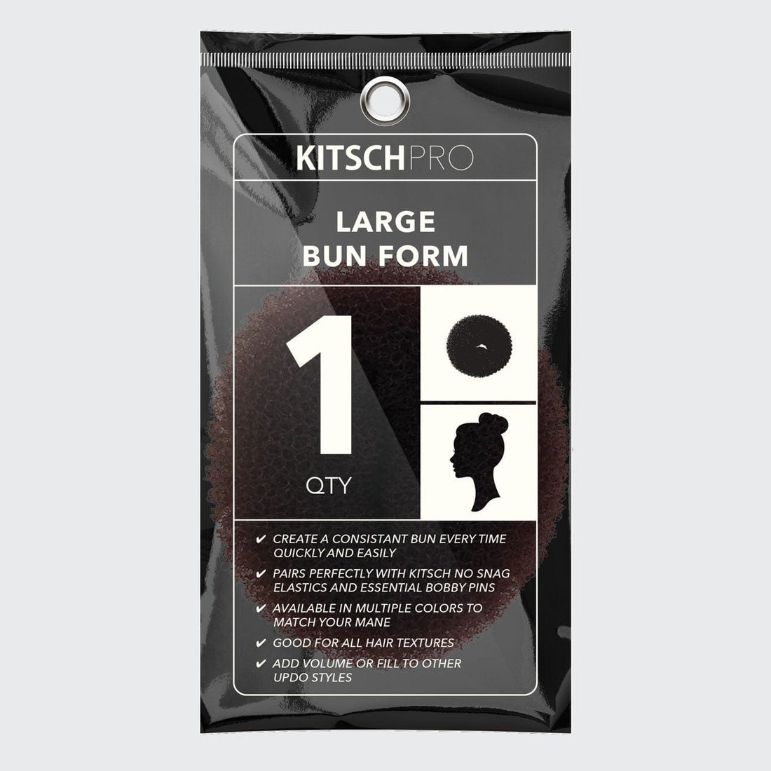 Large Bun Form - Brown