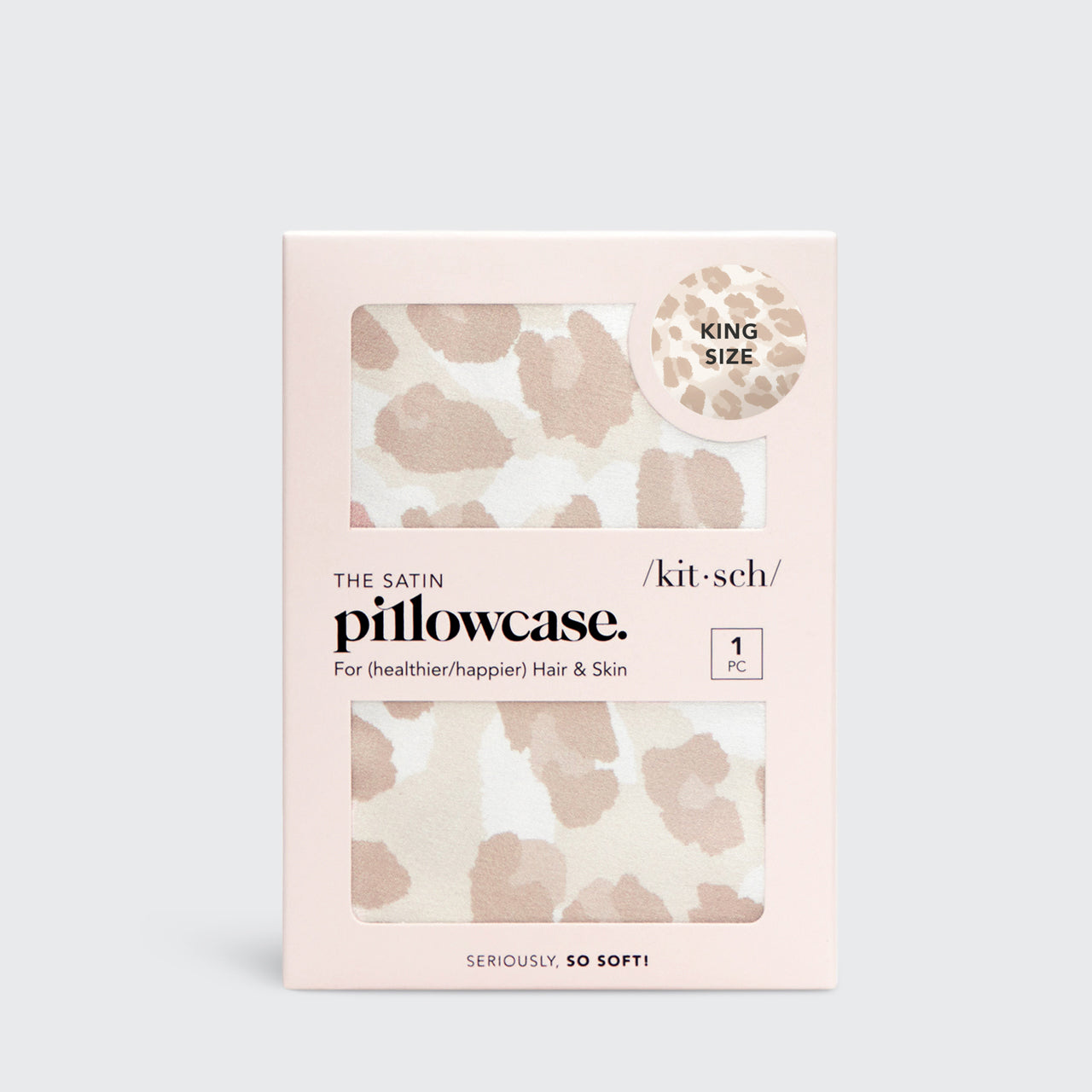 Satin Pillowcase in Leopard - King
