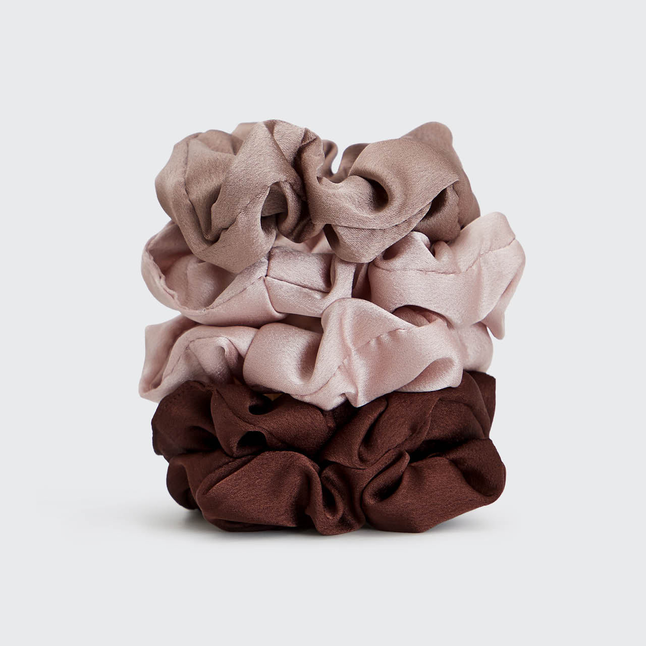 Cameo Satin Sleep Scrunchies 5pc Set