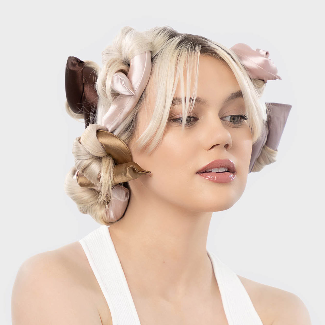 Satin-Wrapped Flexi Rods 6pc Set - Rosewood