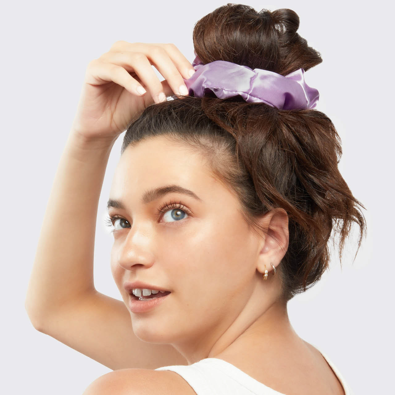 Bridgerton x Kitsch Satin Pillow Scrunchies - Floral