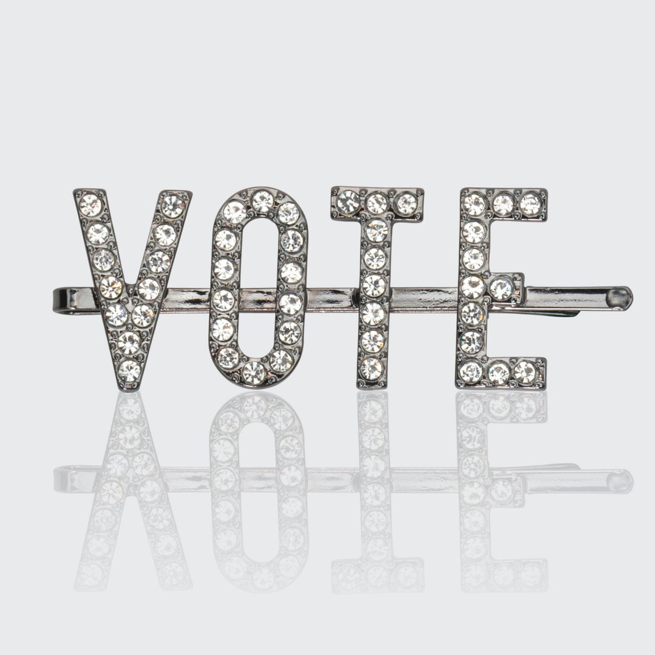 Vote Rhinestone Bobby Pin
