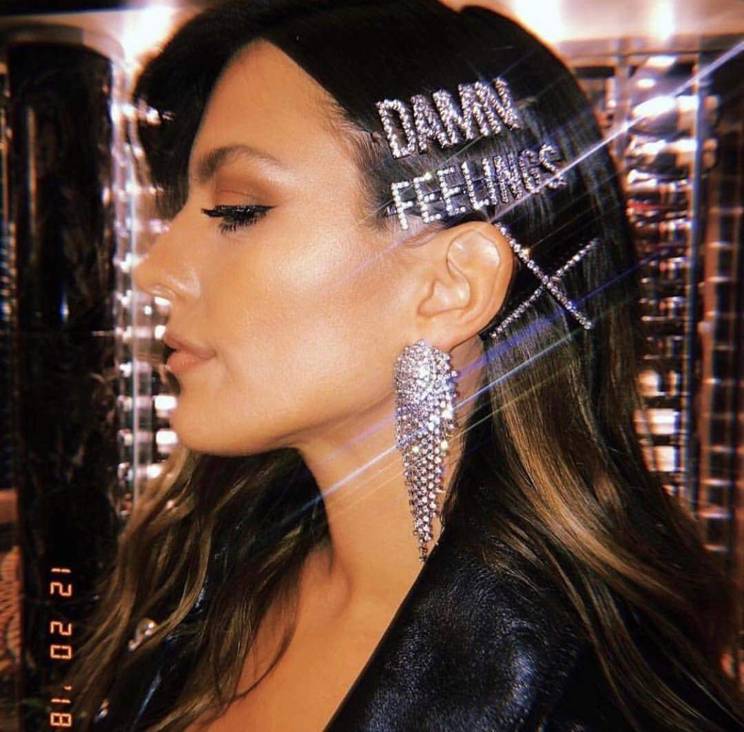 Damn Rhinestone Bobby Pin Kitsch X Justine Marjan Kitsch X Justine Marjan