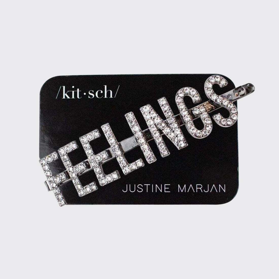 Feelings Rhinestone Bobby Pin