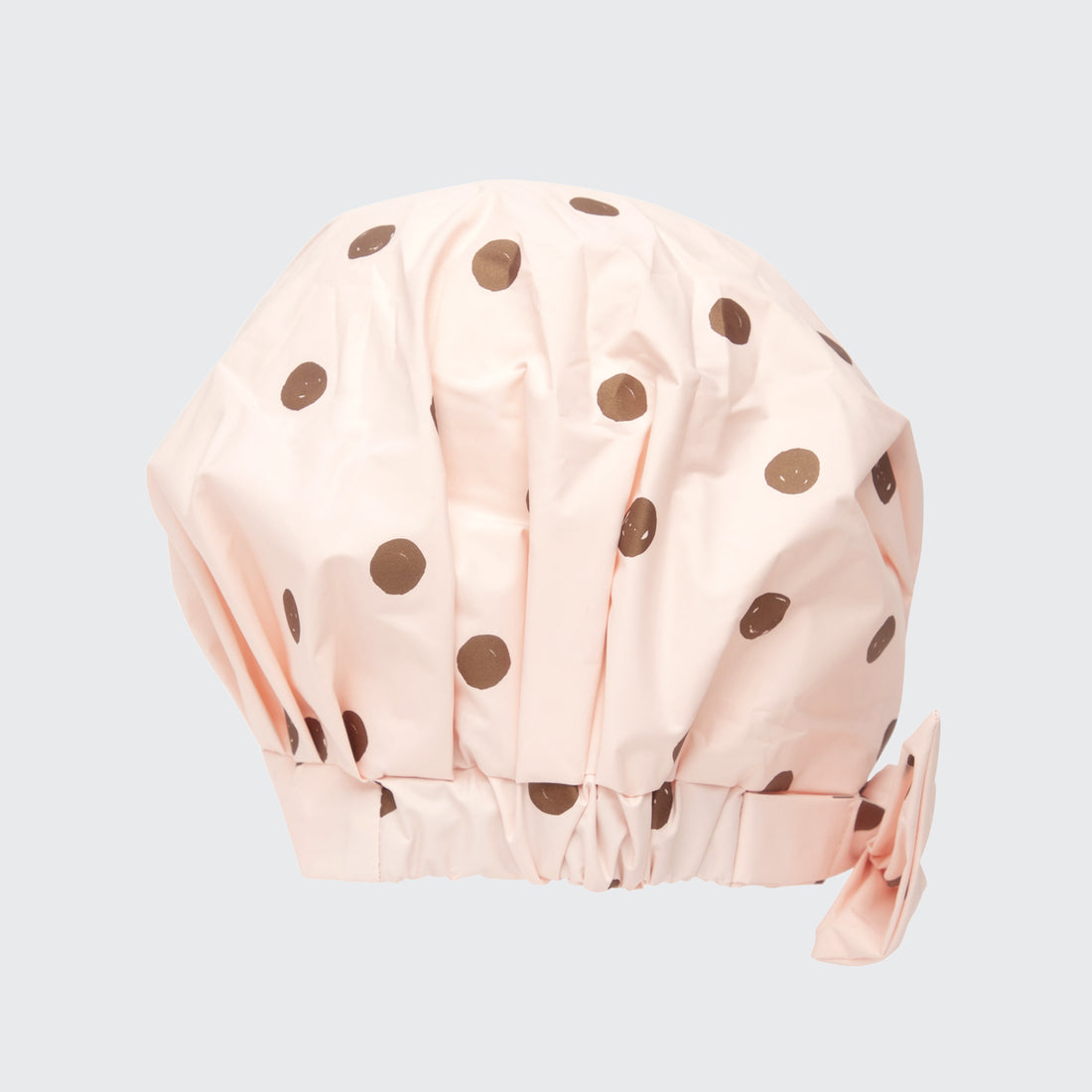 Blush Dot Shower Cap