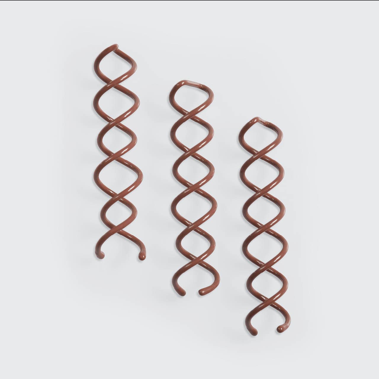 Brown Bun Twists 3pc Set