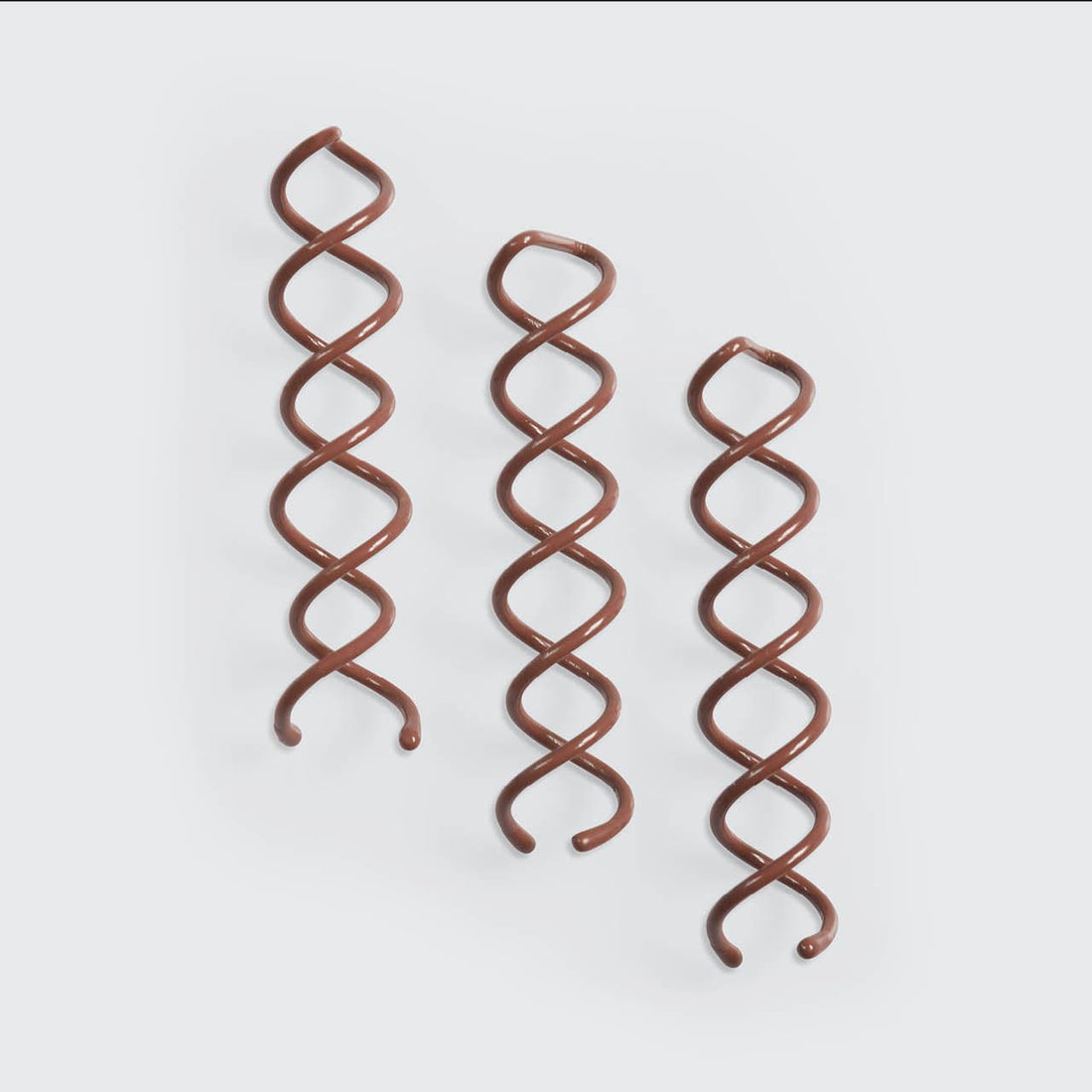 Brown Bun Twists 3pc Set