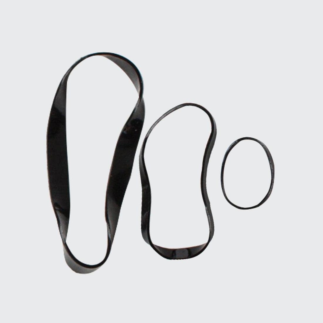Black No-Snag Elastics 100pc Set