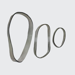 Brown No-Snag Elastics 100pc Set