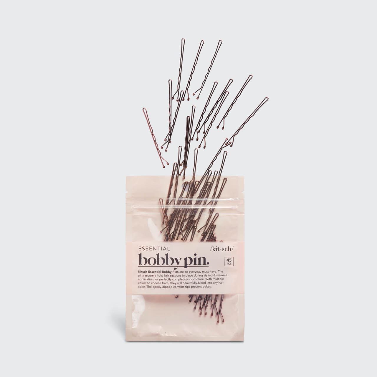 Brown Bobby Pins 45pc Set