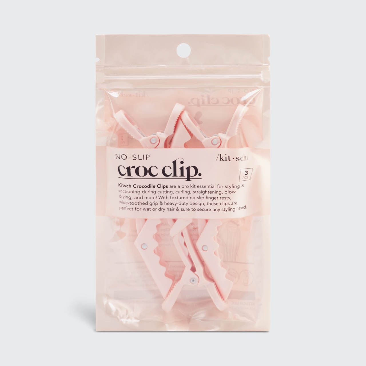 Multicolor No-Slip Crocodile Clips 3pc Set