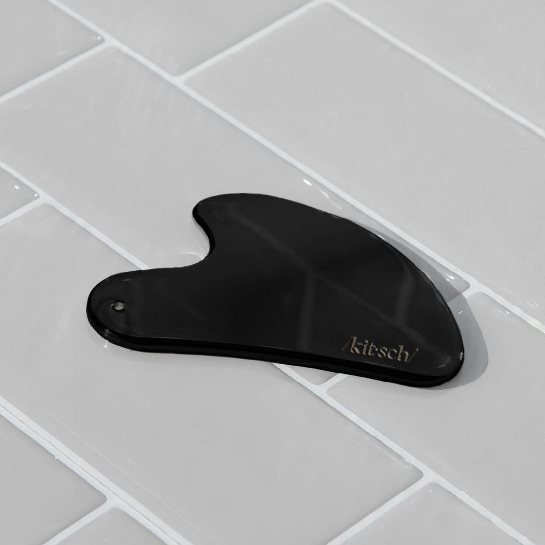 Matte Black Stainless Steel Gua Sha