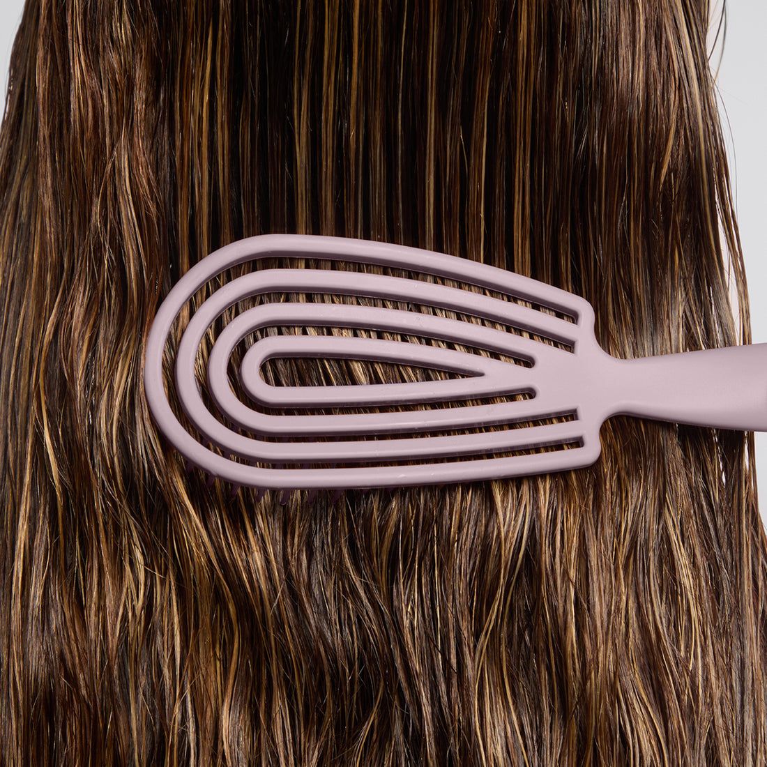 Soft Violet Detangling Flexi Brush