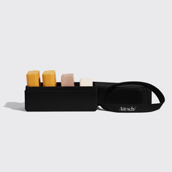 4-Compartment Travel Case - Black