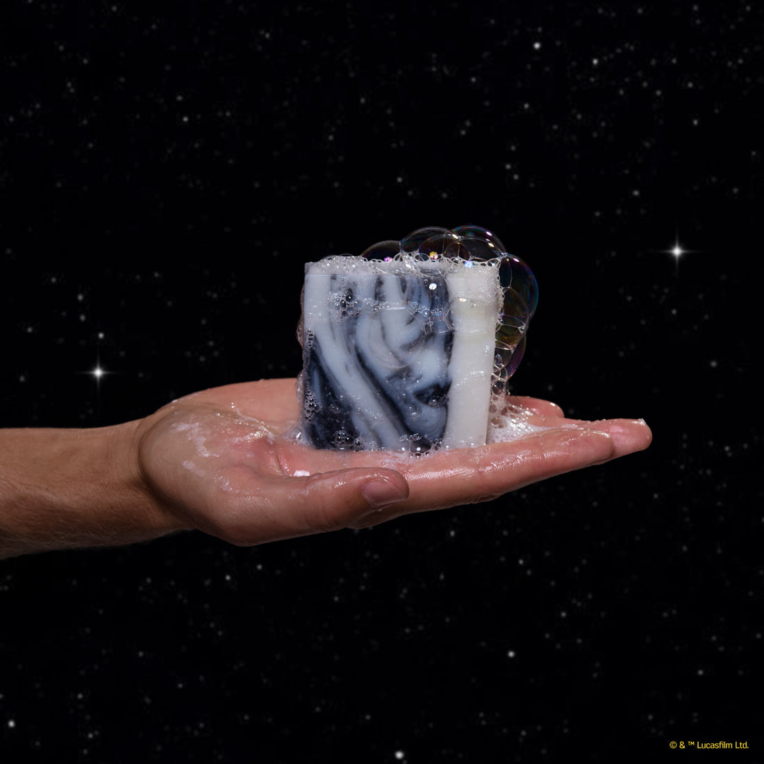 Star Wars™ & Kitsch Shea Butter Moisturizing Solid Body Wash - Stormtrooper Swirl