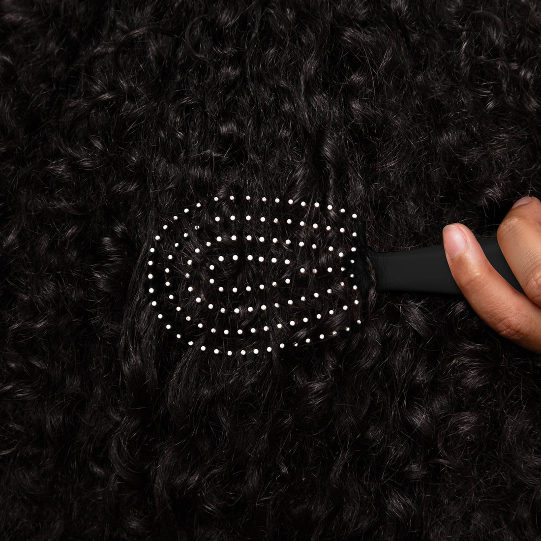 Black Detangling Flexi Brush - Mini