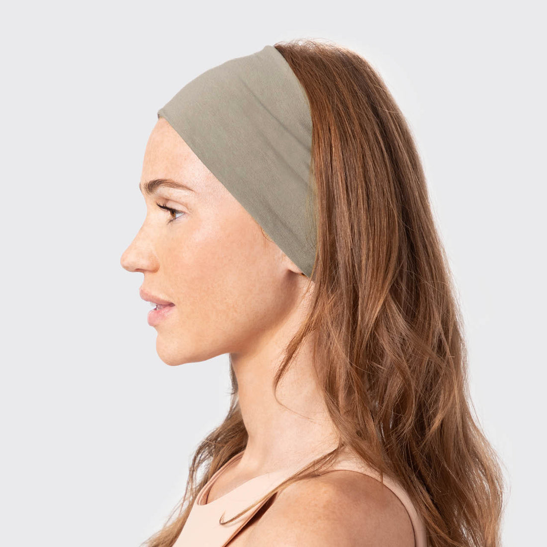 Cotton Adjustable Headband 2pc Set- Eucalyptus (new packaging)
