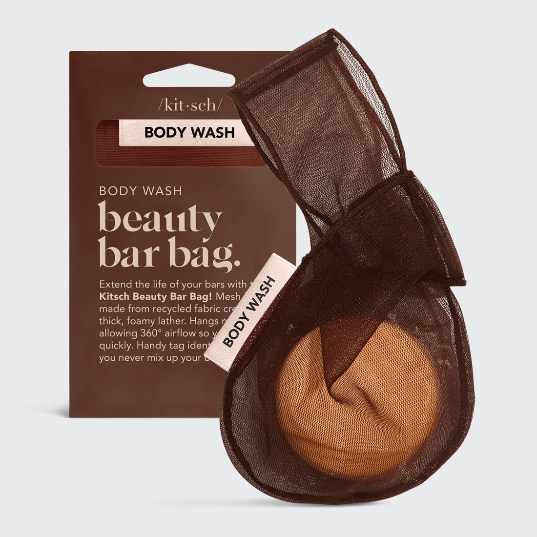 Chocolate Body Wash Bar Bag