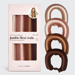Rosewood Jumbo Satin Flexi Rods 4pc Set
