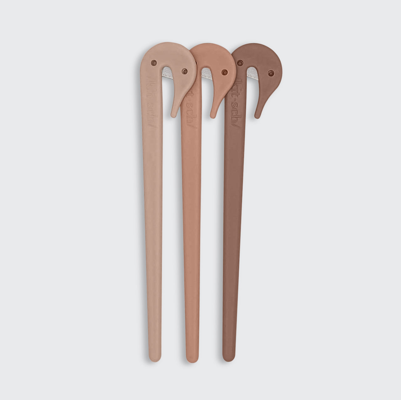 Multicolor Elastic Cutters 3pc Set