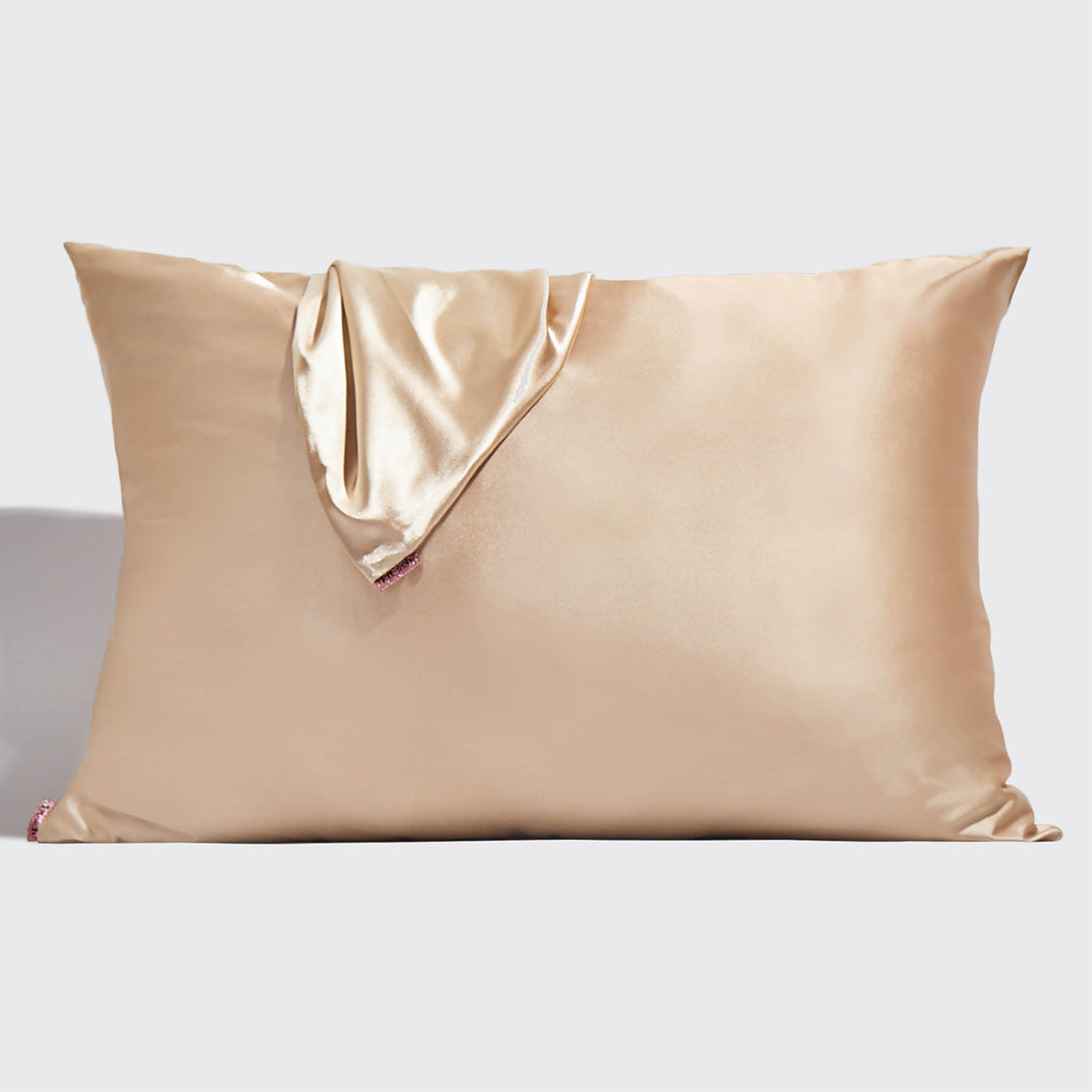 Kitsch Holiday Satin Standard Pillowcase 2pc - Champagne
