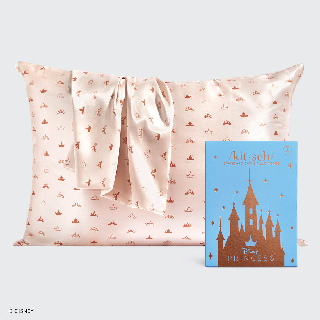 Kitsch x Disney Satin Pillowcase in Desert Crown