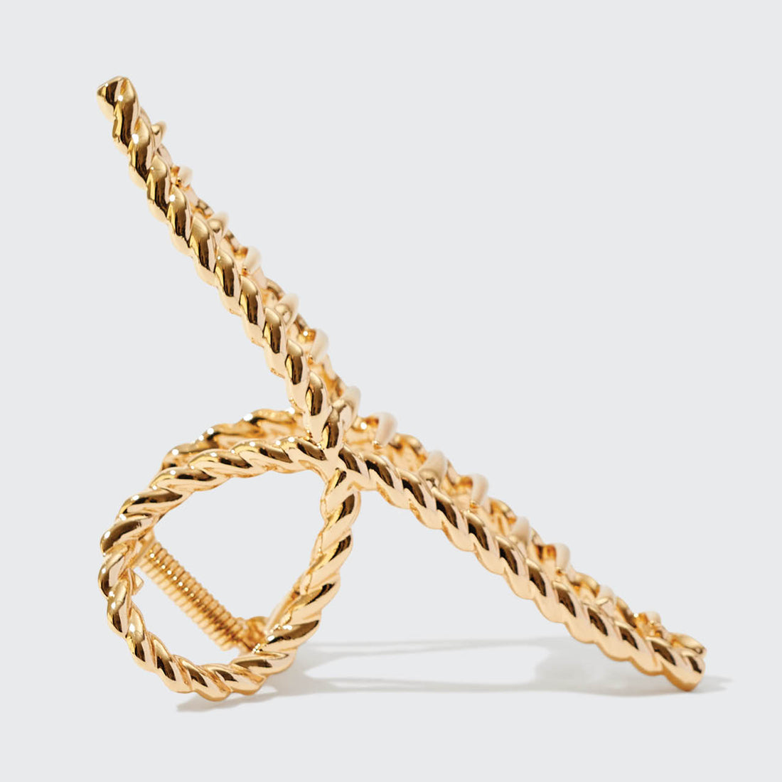 Metal Rope Claw Clip - Gold