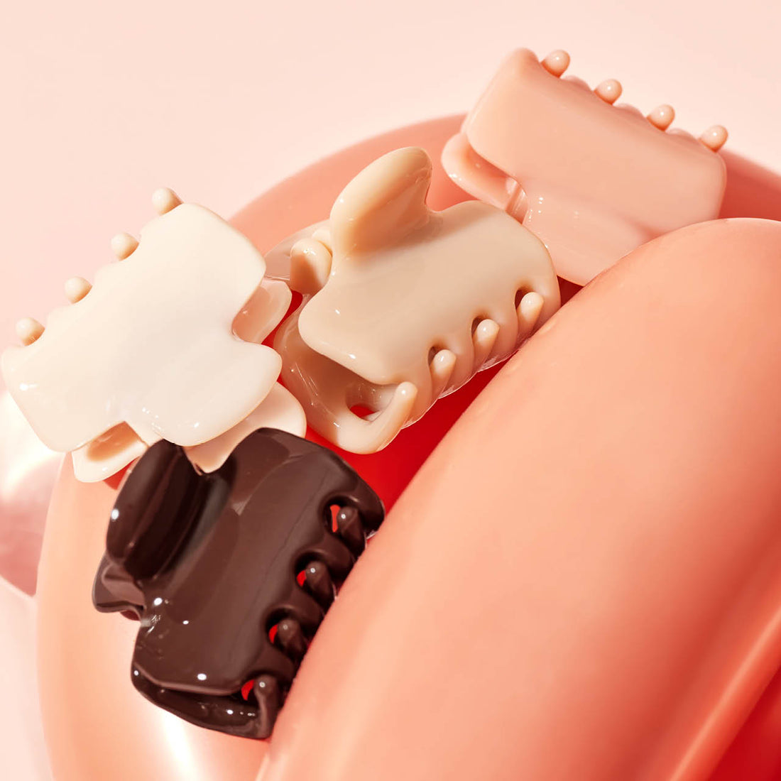 Rosewood Cloud Claw Clips 8pc Set - Mini