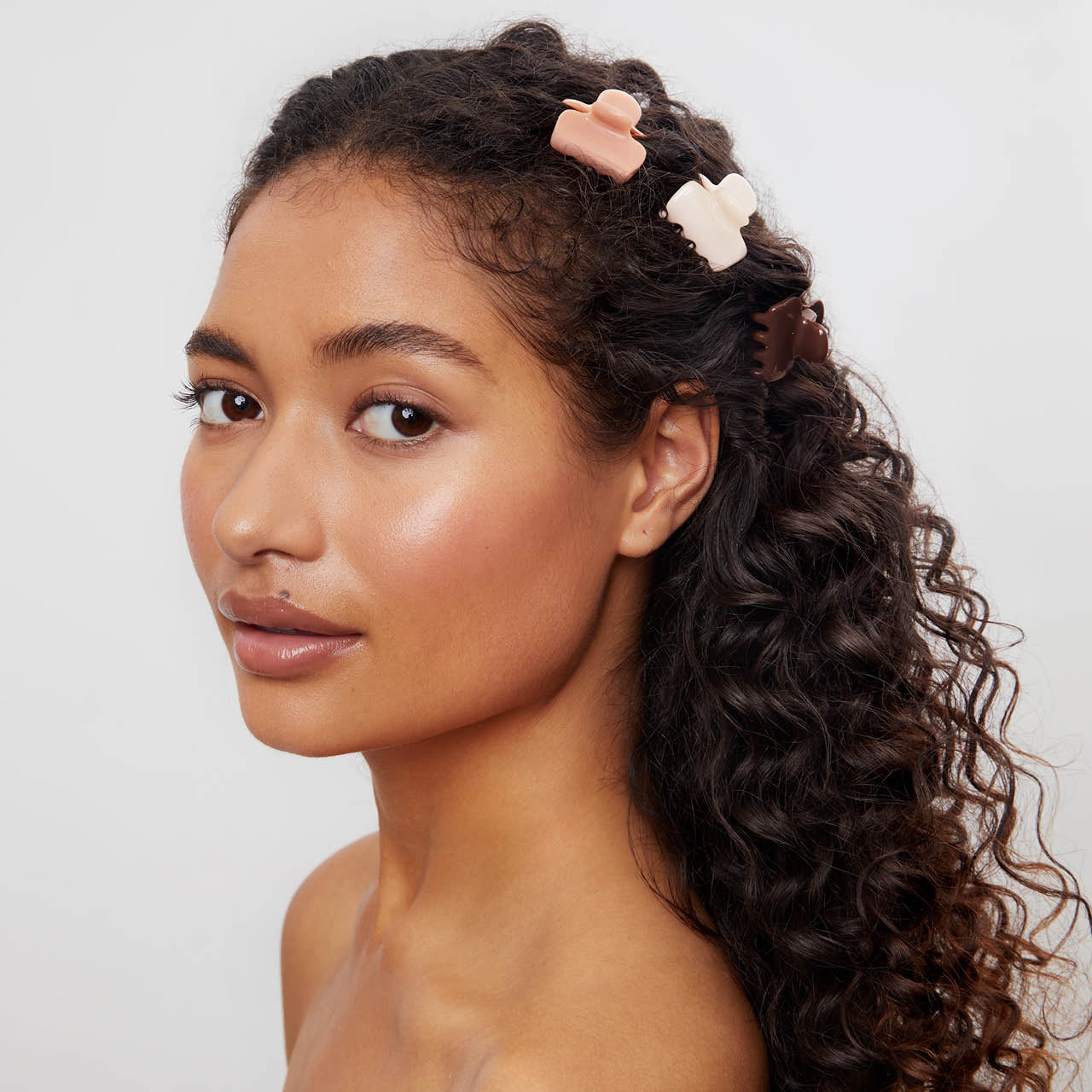 Rosewood Cloud Claw Clips 8pc Set - Mini