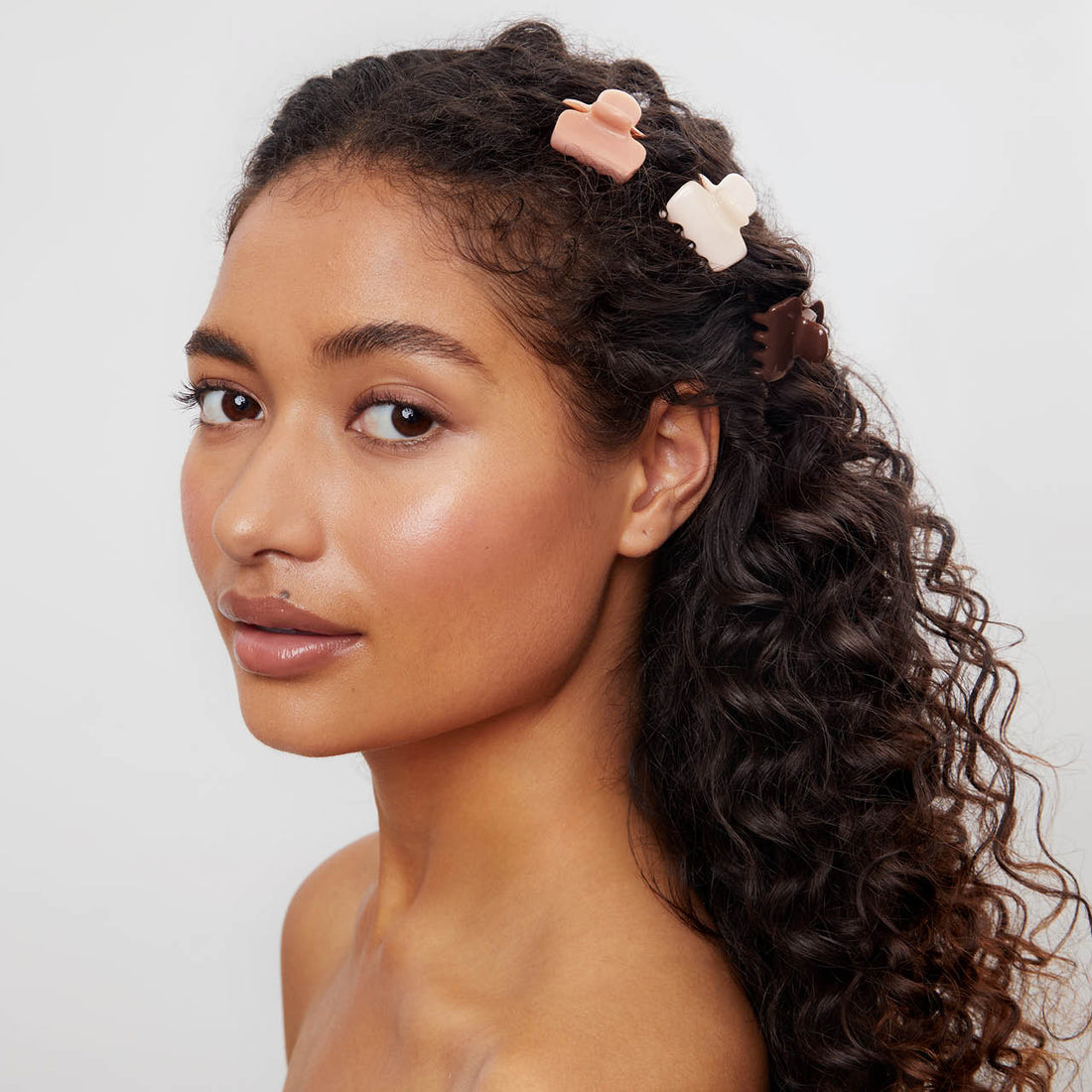 Rosewood Cloud Claw Clips 8pc Set - Mini