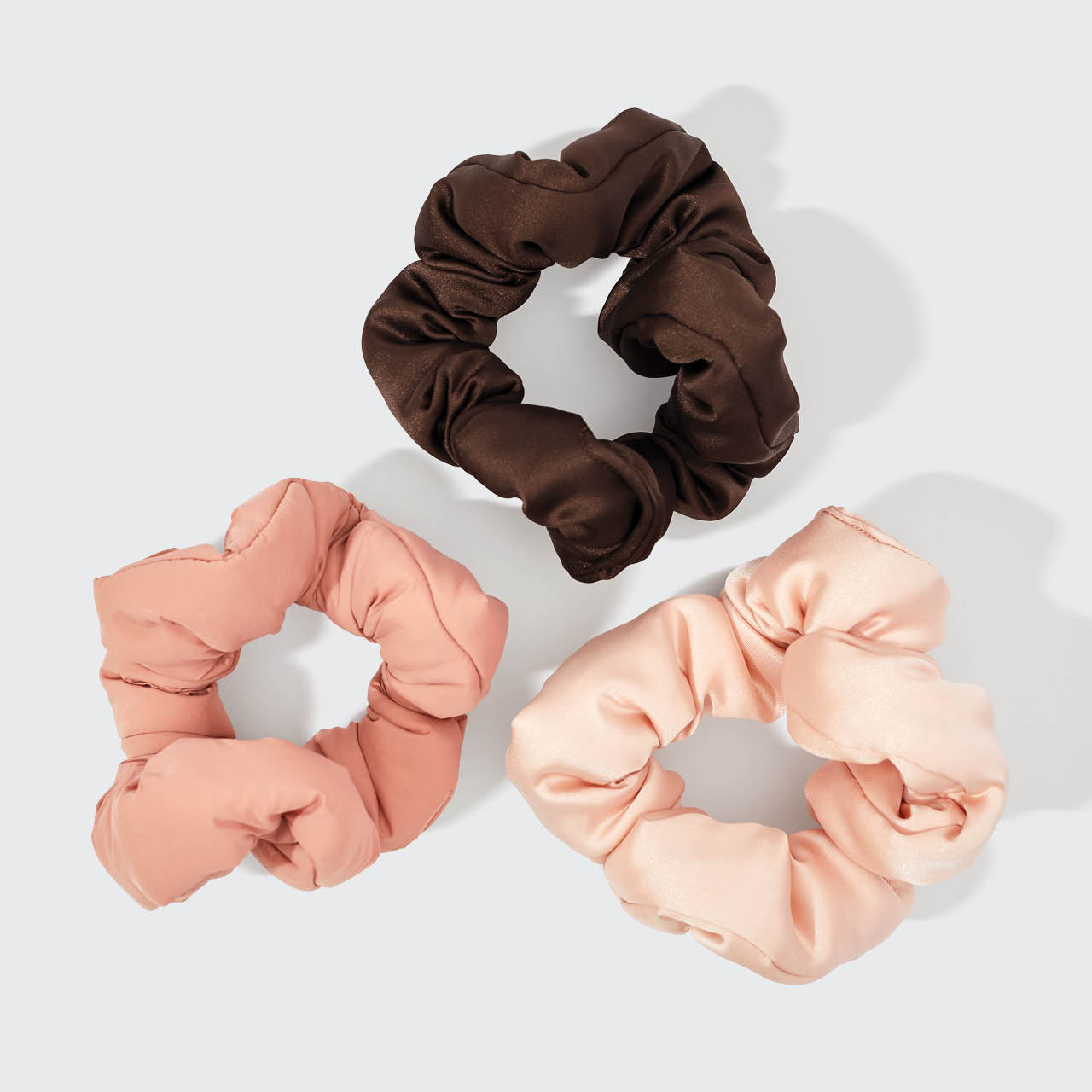 Rosewood Cloud Scrunchies 3pc Set