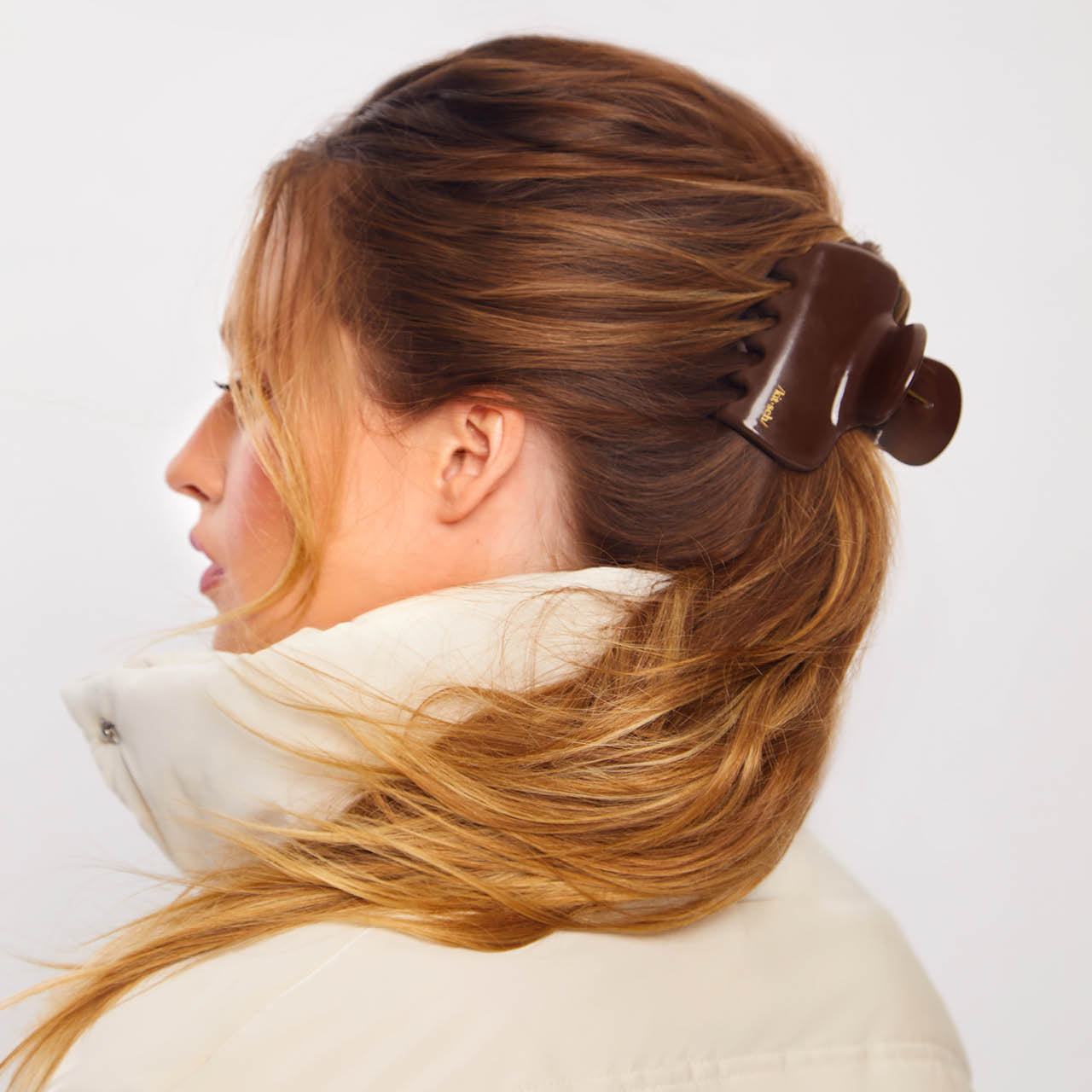 Chocolate Cloud Claw Clip