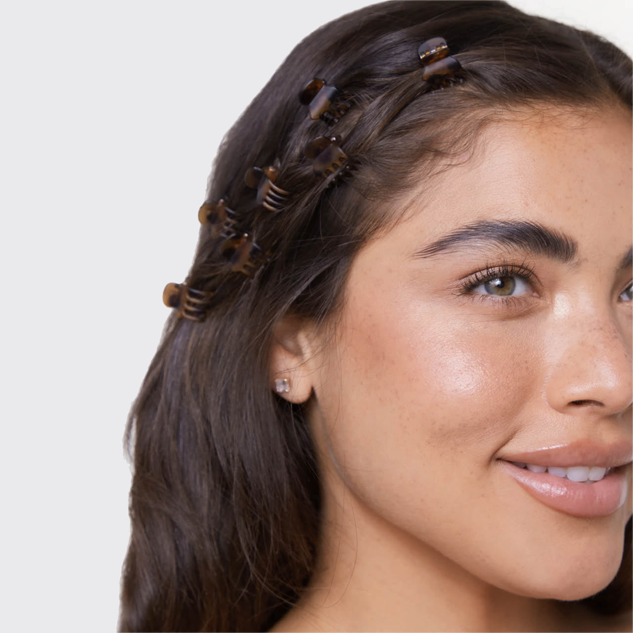 Black & Tort Claw Clips 16pc Set - Mini