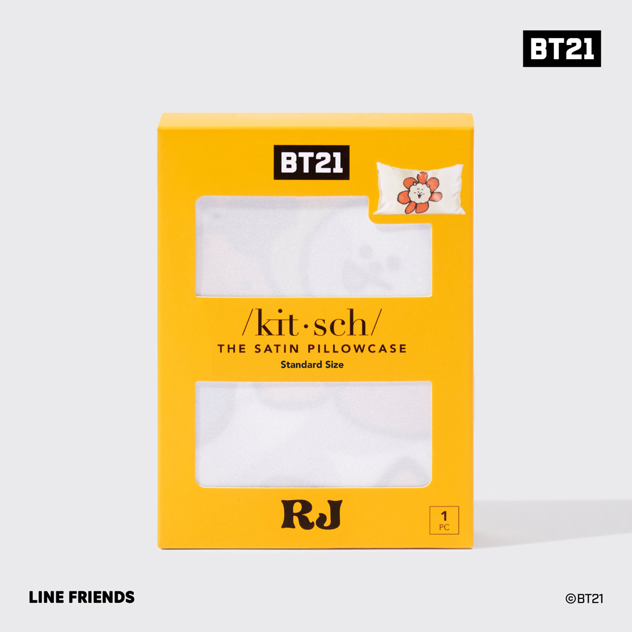 Kitsch x BT21 Satin Pillowcase in RJ