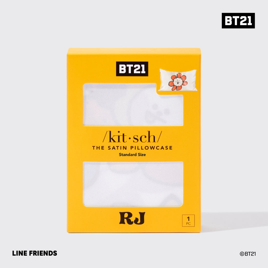 Kitsch x BT21 Satin Pillowcase in RJ